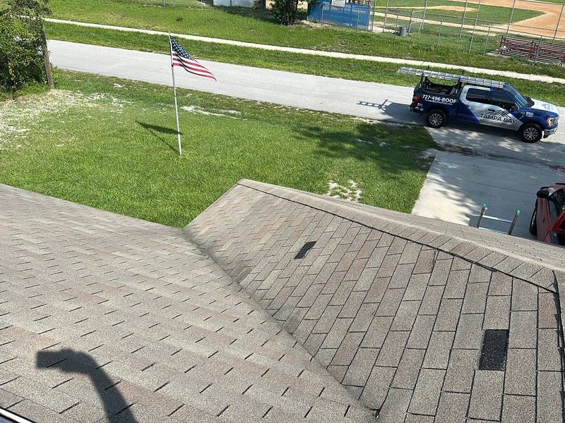 completed roofing project in Spring Hill FL
