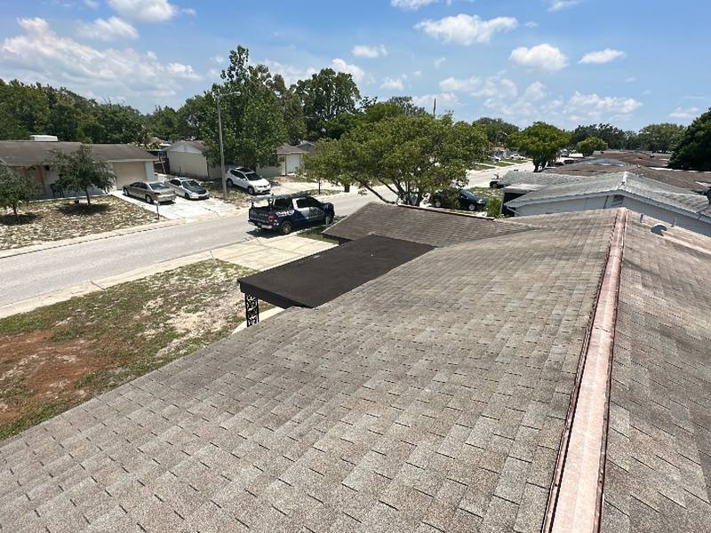 completed roofing project in Port Richey FL