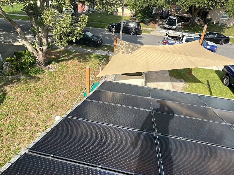 completed roofing project in Orlando FL
