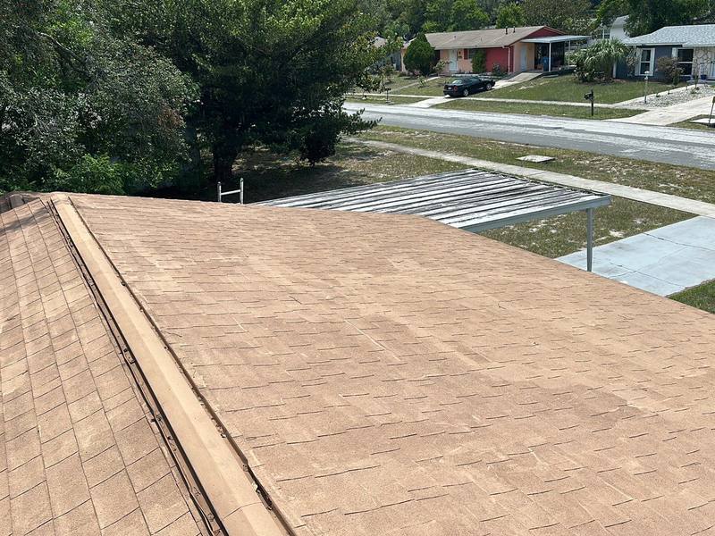 residential roof replacement by Hloska Roofing in Spring Hill