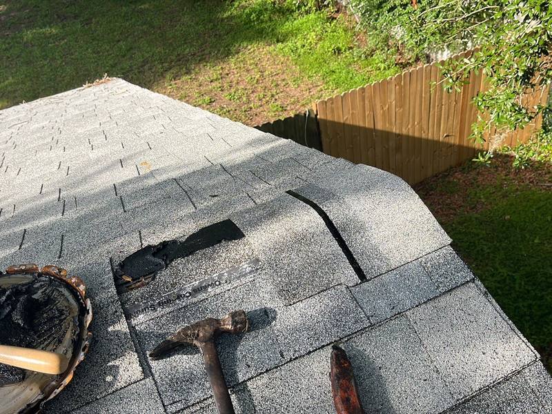 completed roofing project in Brandon FL