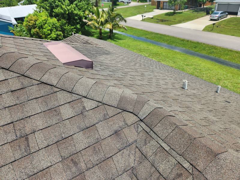 roofing project near SW Dorchester St in Port St. Lucie