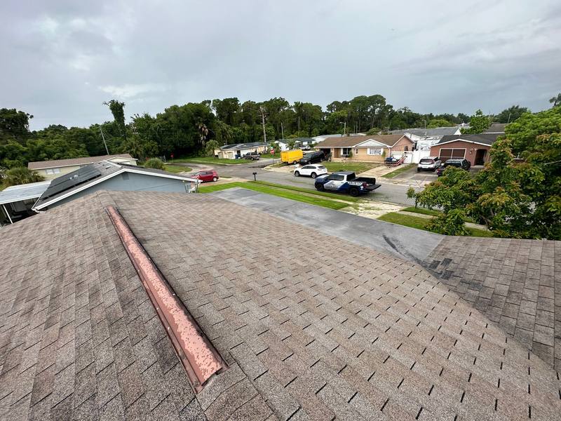 roofing project near Bandura Ave in New Port Richey