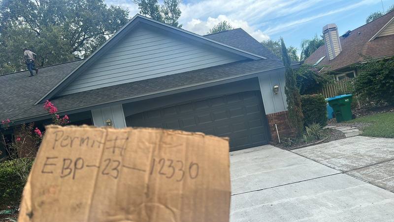 roofing project near Ridge Blvd in Palm Harbor