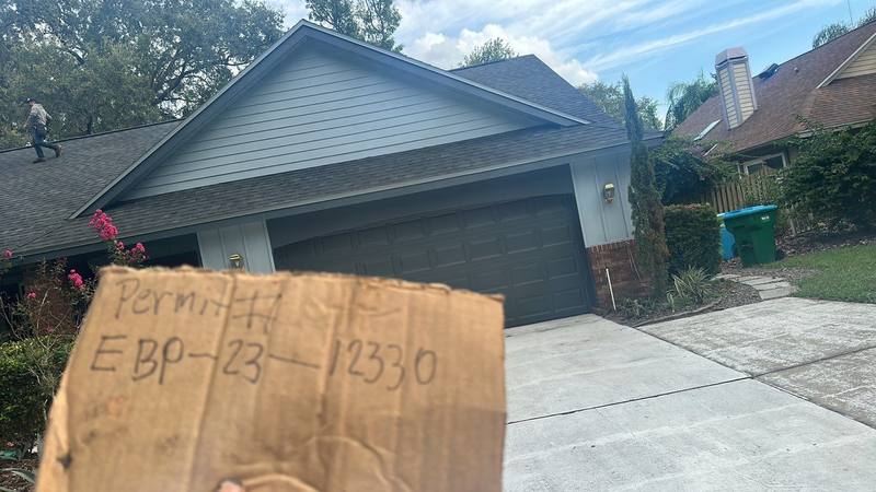 residential roof replacement by Hloska Roofing in Palm Harbor