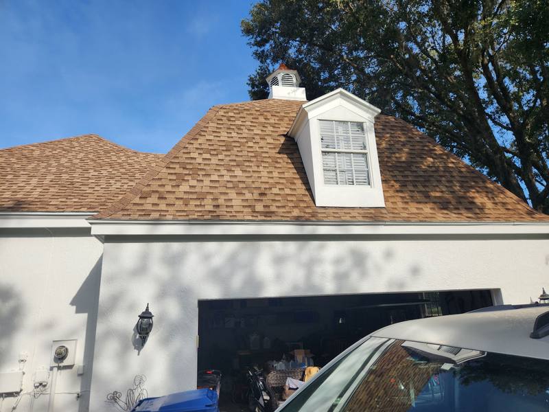 residential roof replacement by Hloska Roofing in Spring Hill