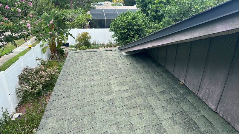 completed roofing project in Largo FL