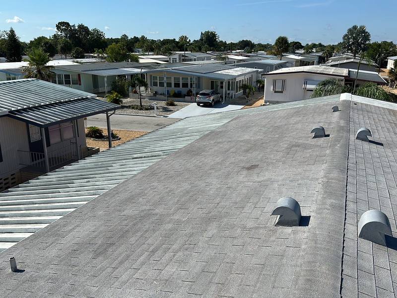 completed roofing project in Hudson FL