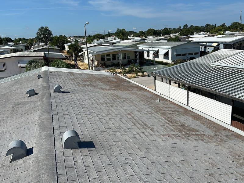completed roofing project in Hudson FL