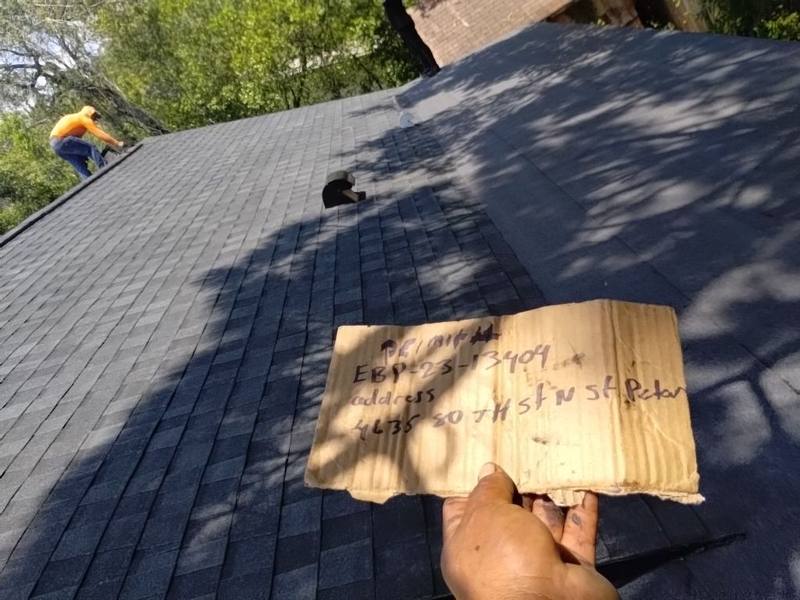 residential roof replacement by Hloska Roofing in St. Petersburg