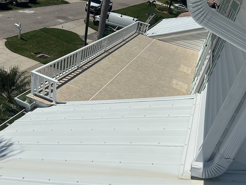 completed roofing project in Sanibel FL