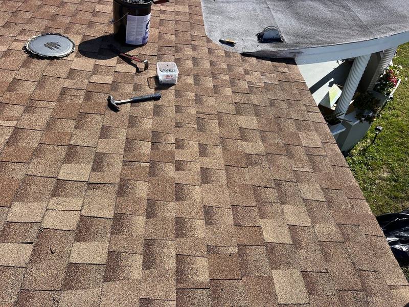completed roofing project in Holiday FL
