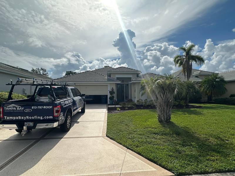 completed roofing project in Spring Hill FL