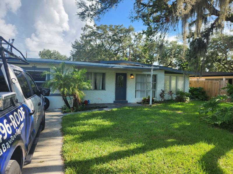 completed roofing project in New Port Richey FL