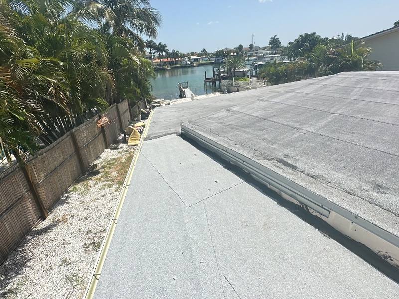 roofing project near 4th St E in Treasure Island