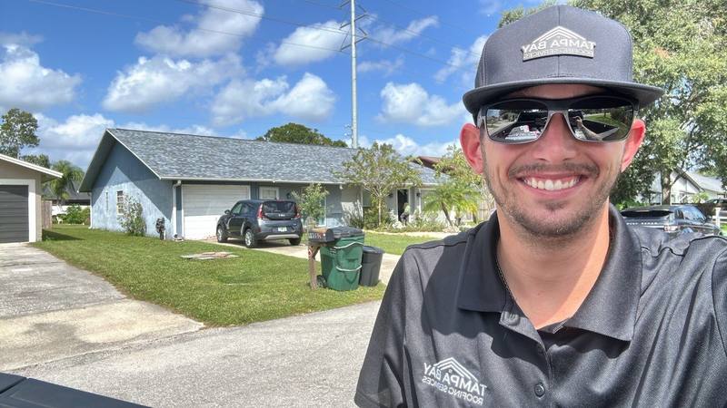 completed roofing project in Land O' Lakes FL