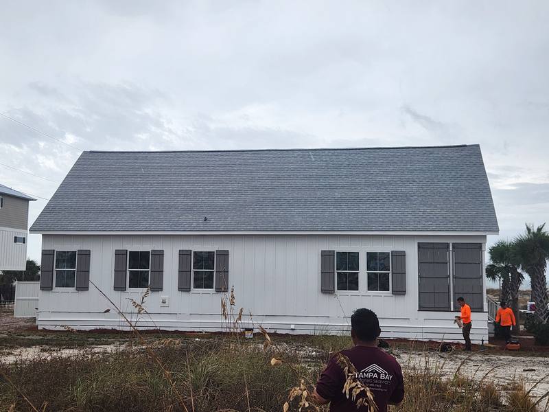 residential roof replacement by Hloska Roofing in Mexico Beach