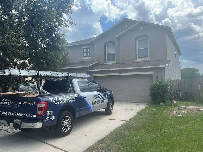 completed roofing project in Riverview FL