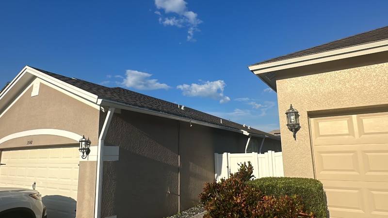 completed roofing project in Zephyrhills FL