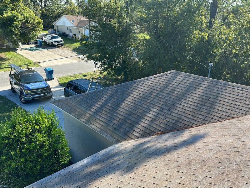 completed roofing project in Spring Hill FL