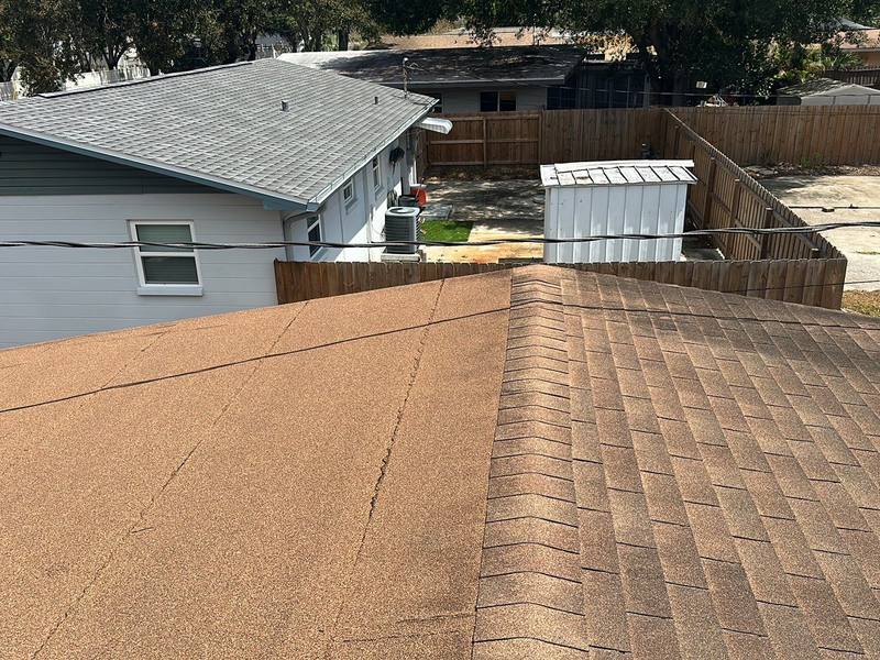 completed roofing project in St. Petersburg FL