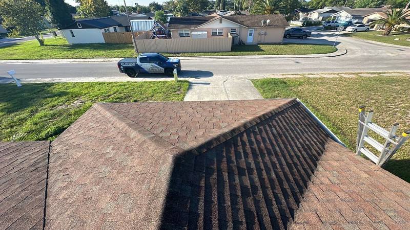 residential shingle roof replacement by Hloska Roofing in Port Richey