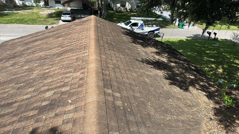 completed roofing project in Zephyrhills FL