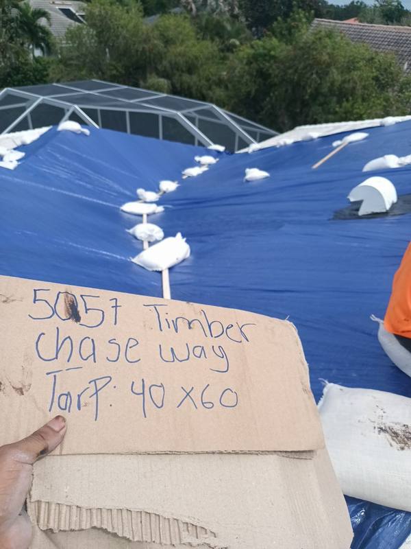 completed roofing project in Sarasota FL