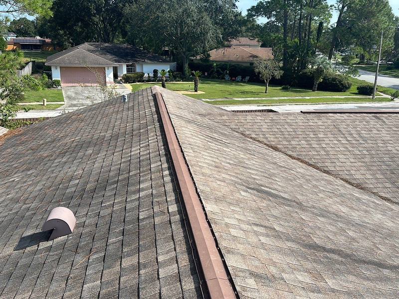 completed roofing project in Lutz FL