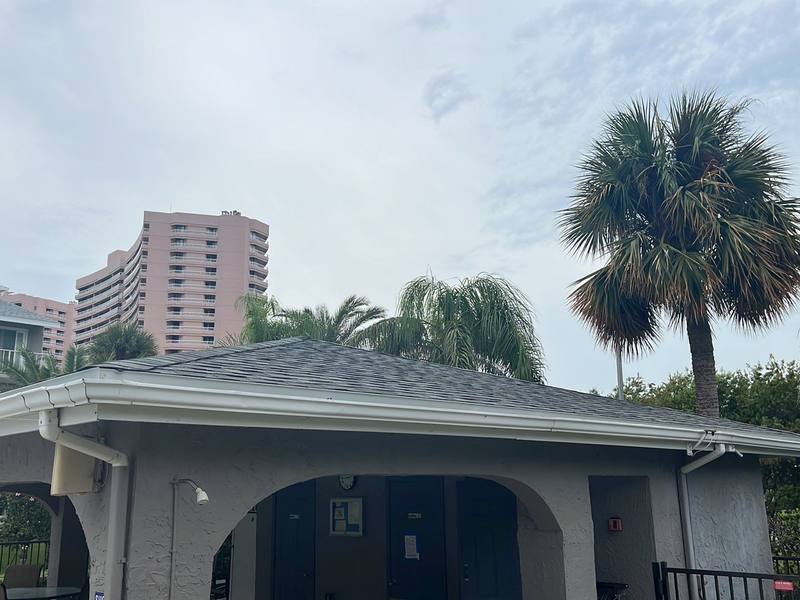 completed roofing project in Clearwater FL