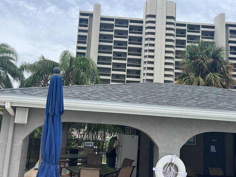 roofing project near Gulf Blvd in Clearwater