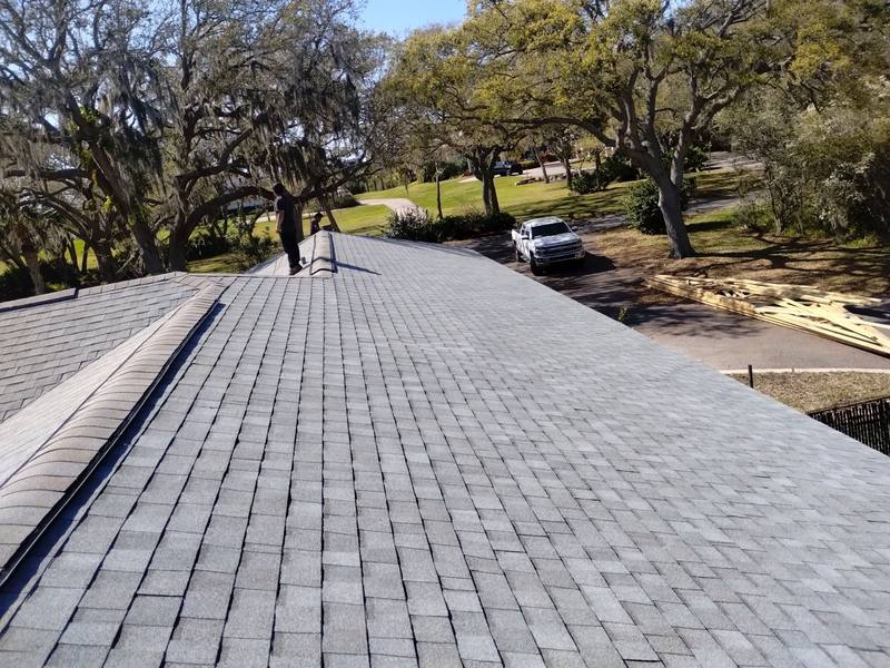 completed roofing project in Largo FL