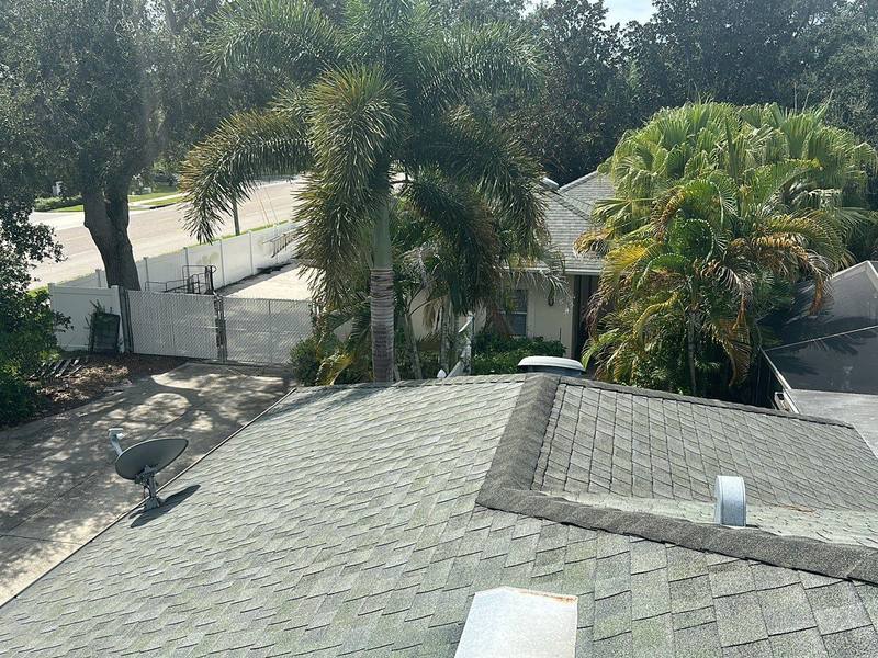 completed roofing project in Clearwater FL