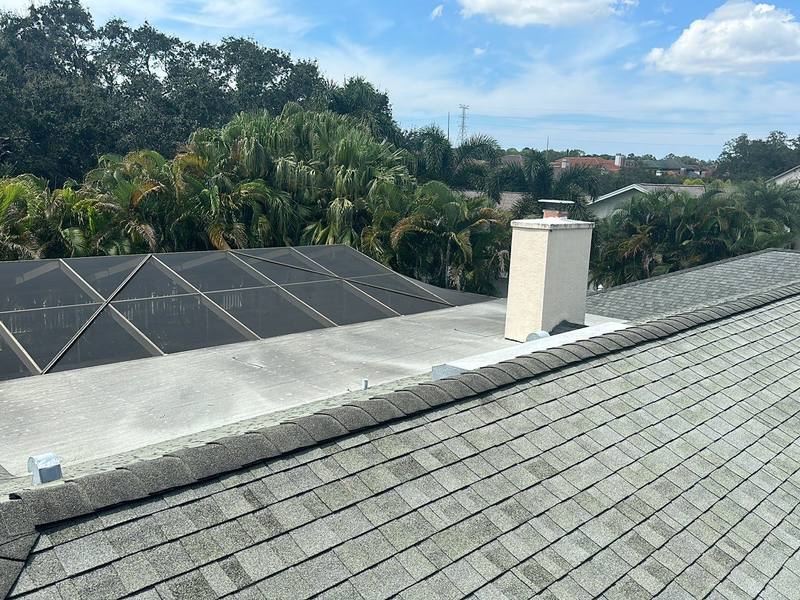 residential roof replacement by Hloska Roofing in Clearwater