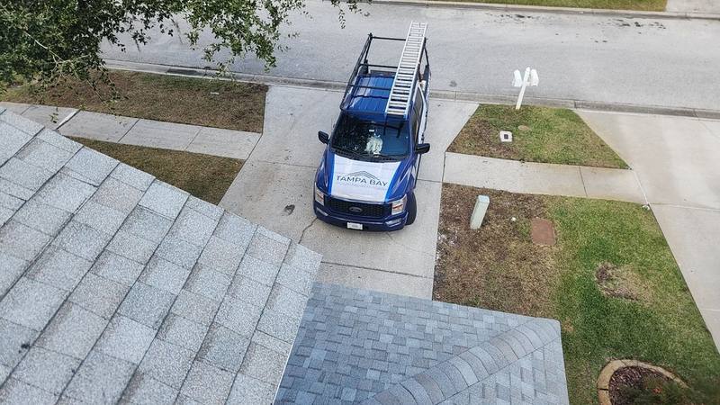 completed roofing project in Tampa FL