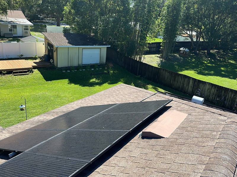 completed roofing project in Land O' Lakes FL