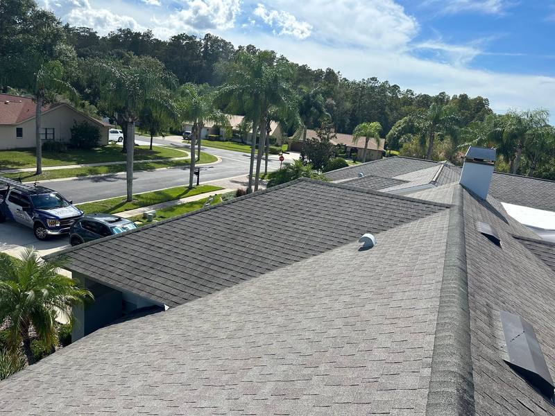 completed roofing project in Palm Harbor FL