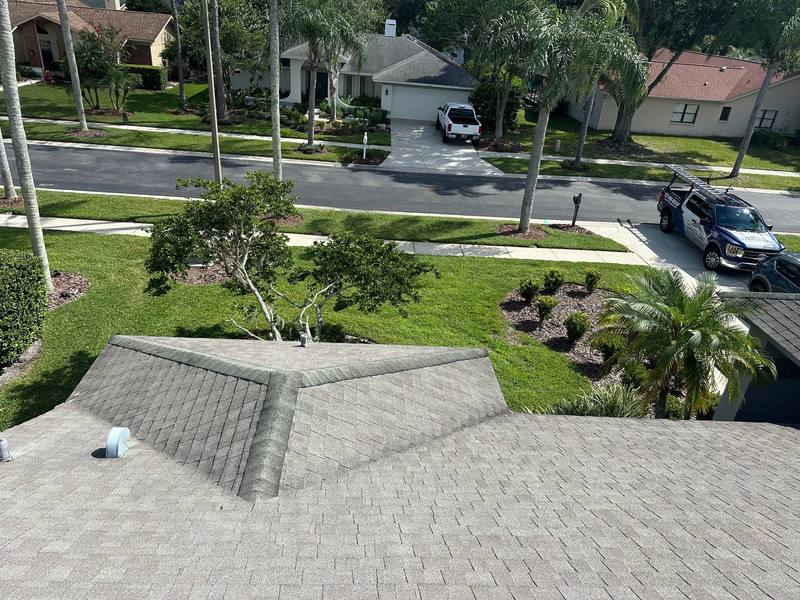 completed roofing project in Palm Harbor FL