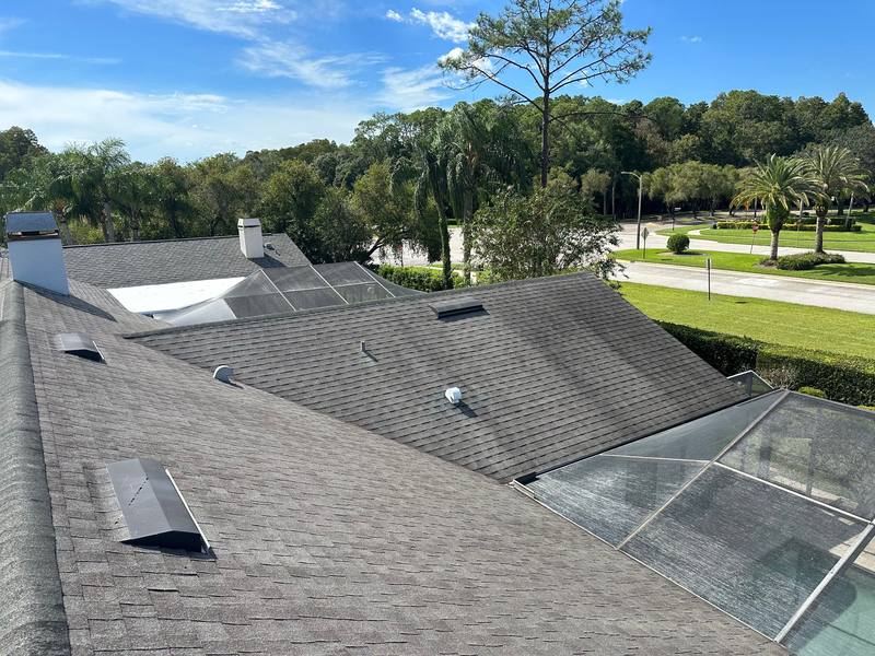 residential roof replacement by Hloska Roofing in Palm Harbor