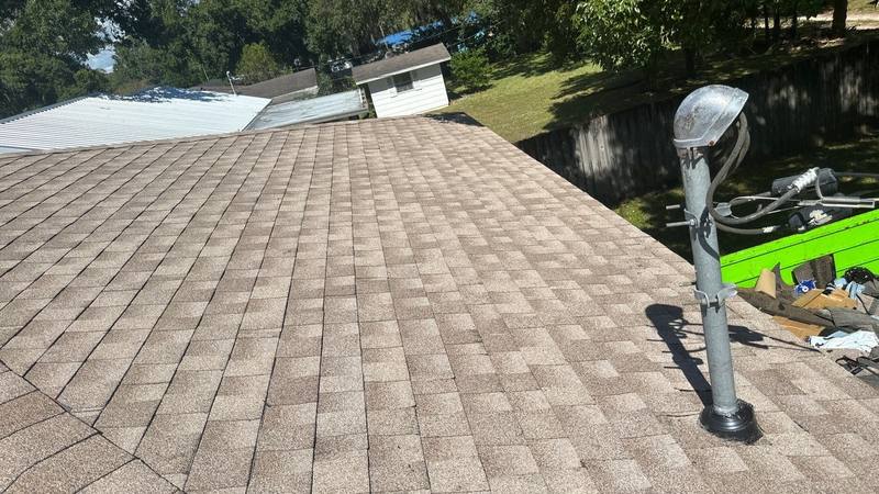 completed roofing project in Zephyrhills FL