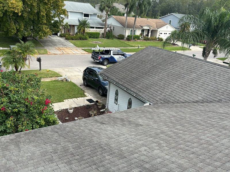 completed roofing project in Tampa FL