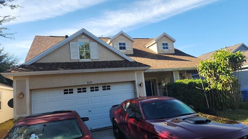 residential shingle roof replacement by Hloska Roofing in Valrico