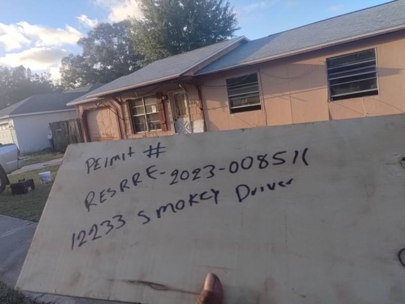 completed roofing project in Hudson FL
