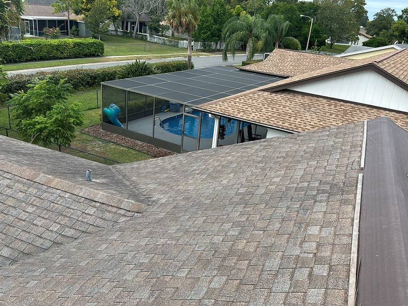 completed roofing project in Hudson FL