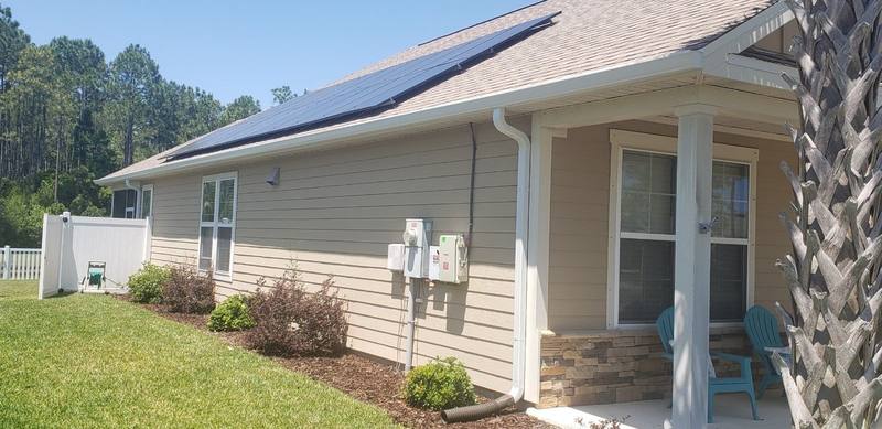 completed roofing project in Panama City Beach FL