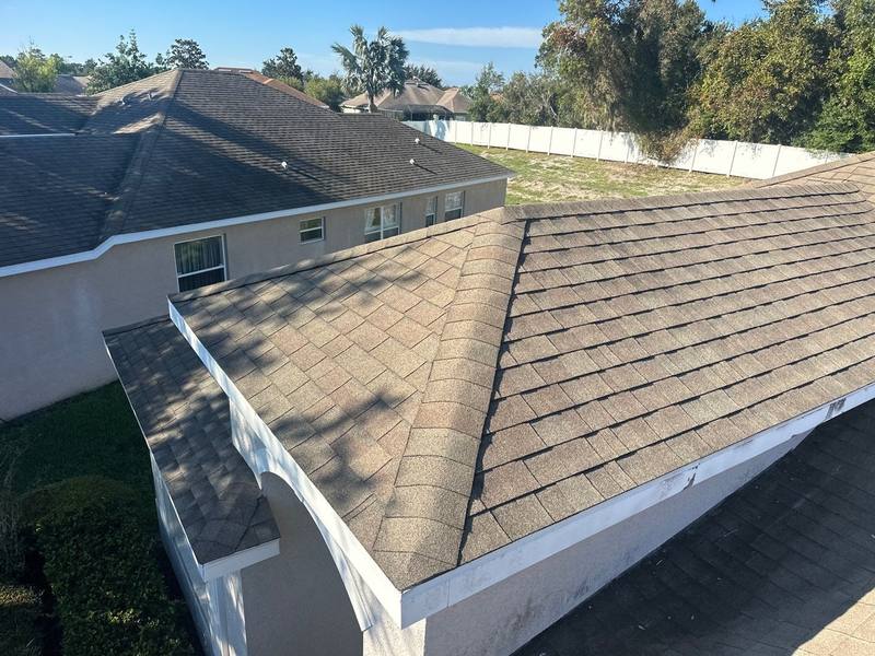 completed roofing project in Hudson FL