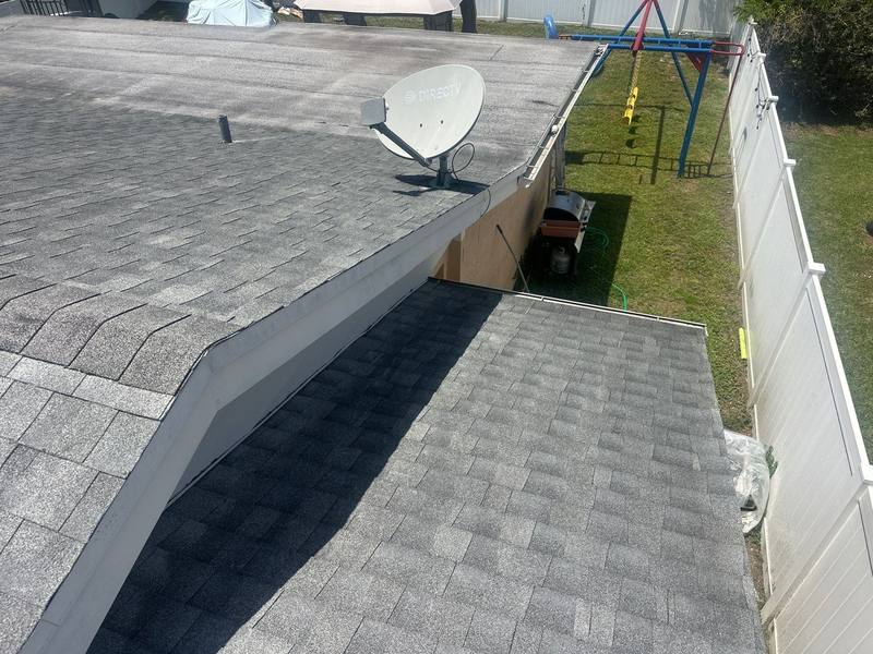residential shingle roof replacement by Hloska Roofing in New Port Richey