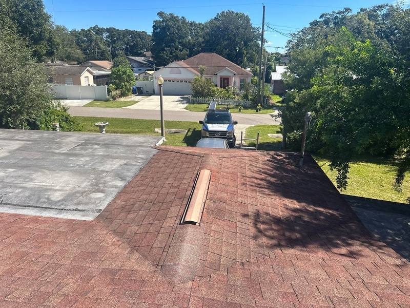 completed roofing project in Tampa FL