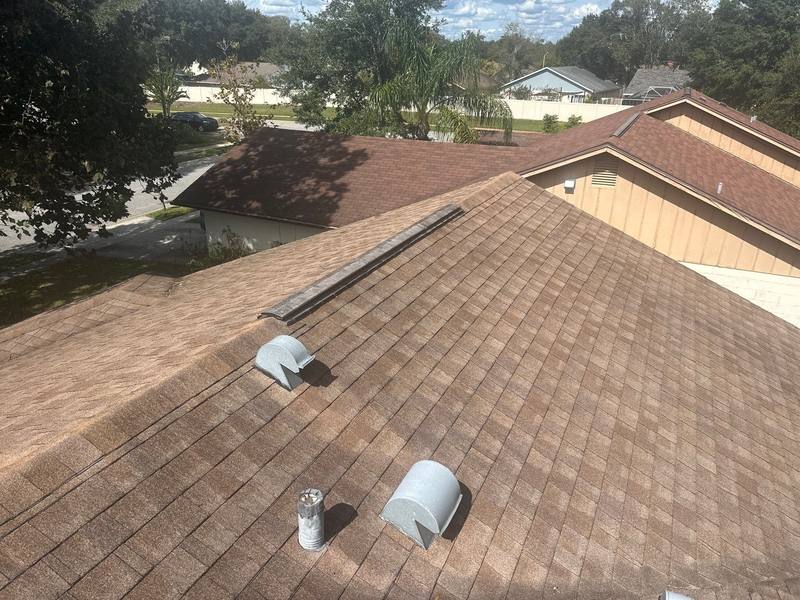 residential roof replacement by Hloska Roofing in Lutz