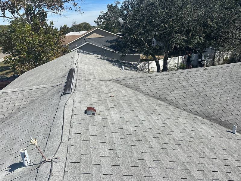 residential roof replacement by Hloska Roofing in Spring Hill